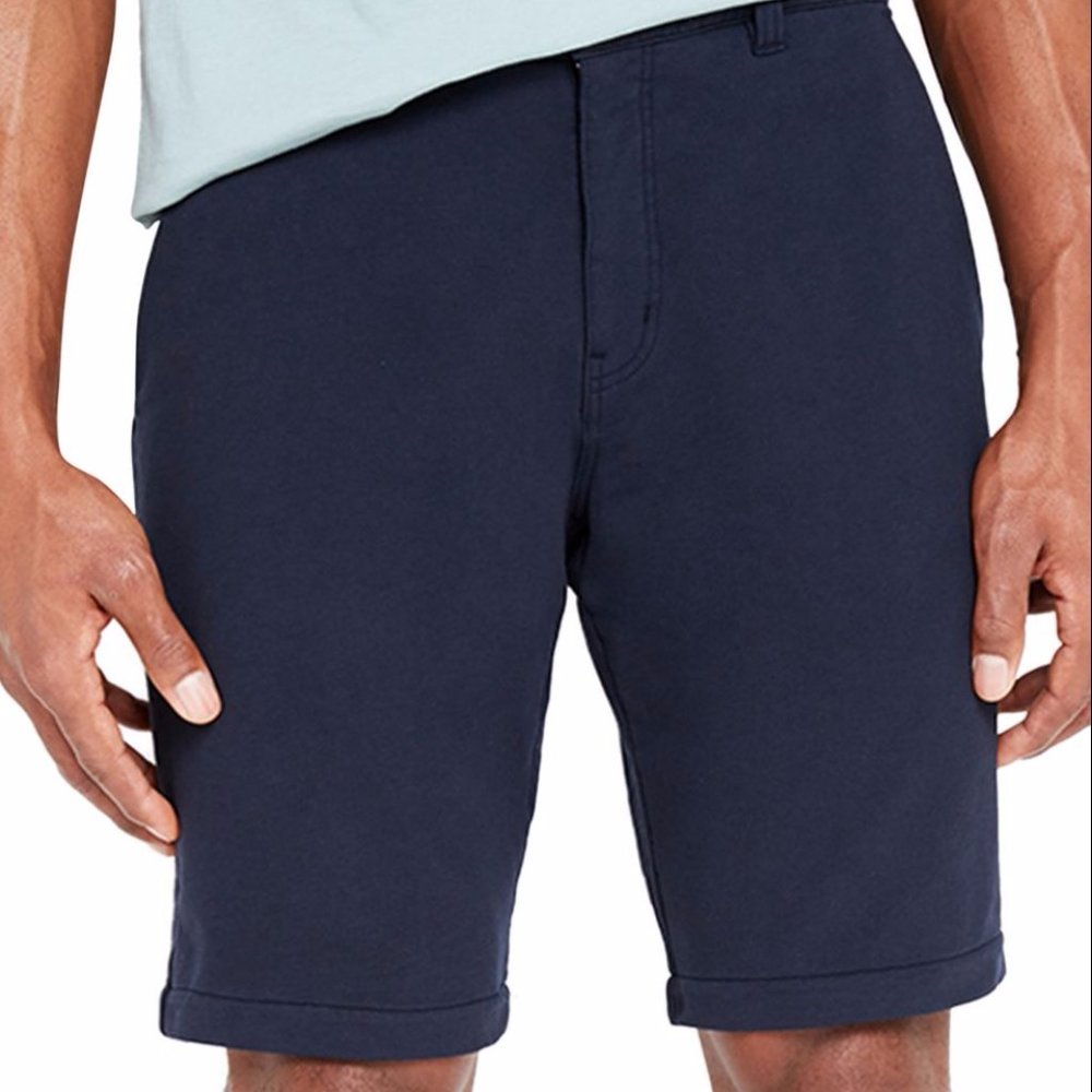 SLATE & STONE 'French Terry' Shorts Navy Size 32